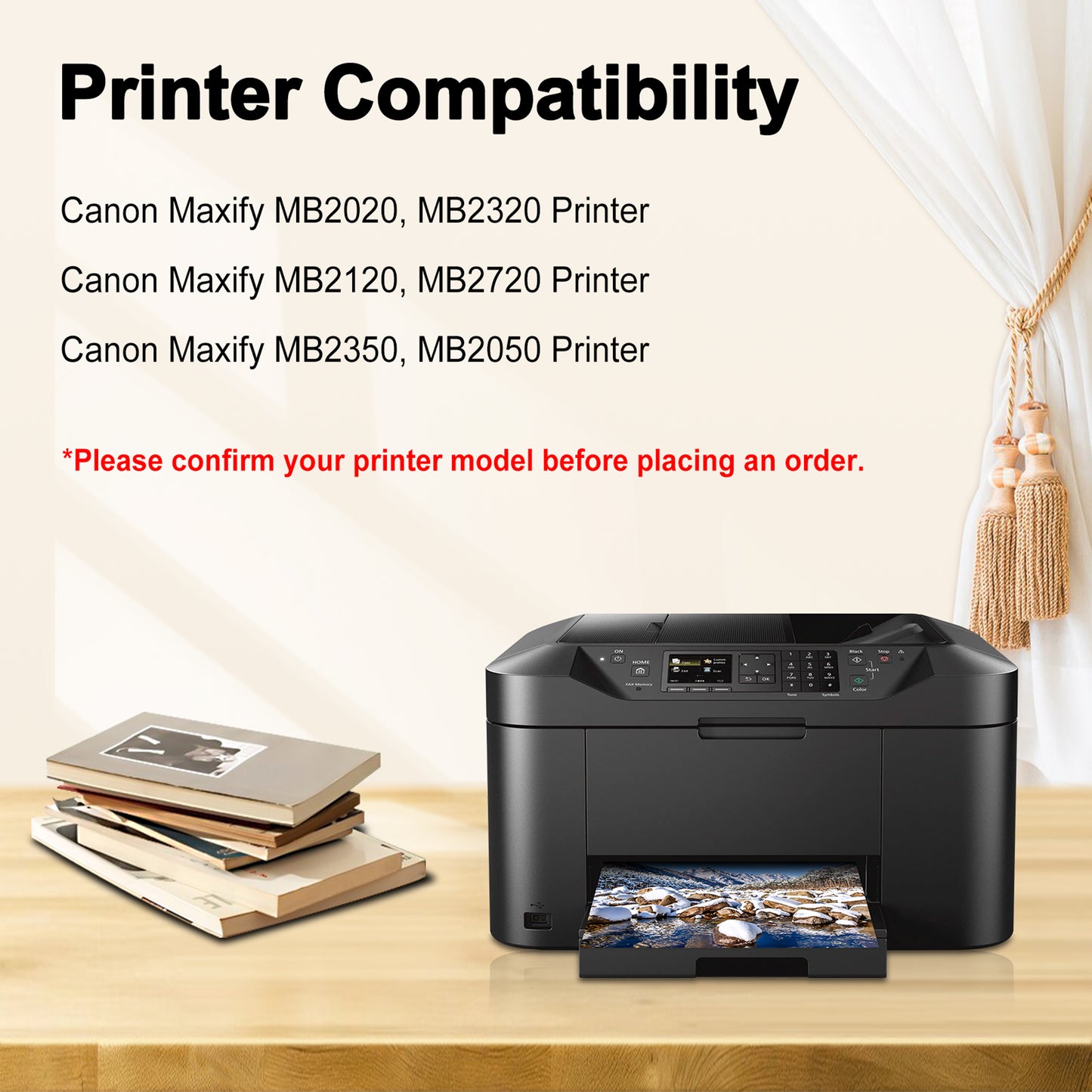 10-Pack PGI 1200XL Ink Cartridges Compatible for Canon PGI-1200XL PGI-1200 XL Ink Cartridges for MB2720 MB2320 MB2120 MB2350 MB2050 MB2020 Printer (4 Black, 2Cyan, 2Magenta, 2Yellow)