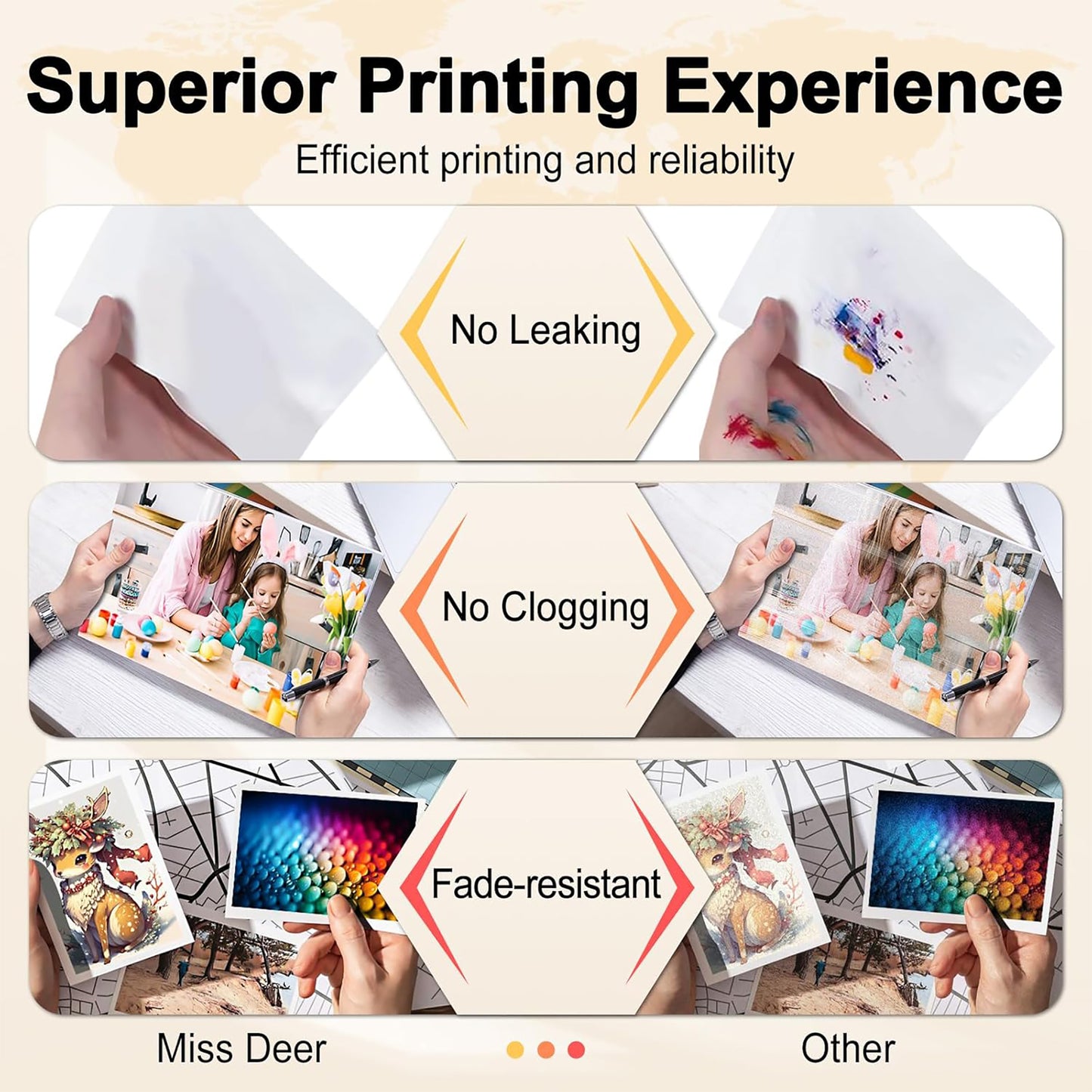 LC3037XXL Ink Cartridges Compatible for Brother LC3037 XXL LC-3037XXL LC3039 Ink Cartridges for MFC-J4335DW MFC-J4535DW Printer