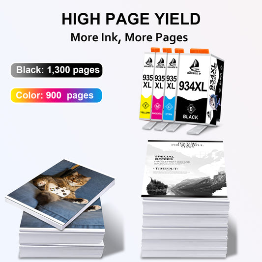 934XL 935XL Ink Cartridge Compatible for HP 934 935 xl ink cartridges for Officejet 6220 6812 Officejet Pro 6230 6830 Printer