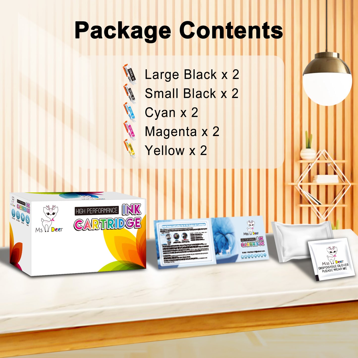 250XL 251XL Ink Cartridges Compatible for Canon PGI-250 and CLI-251 Combo Pack Ink Cartridge for Canon Pixma MX922 MX922 Printers (10-PACK)
