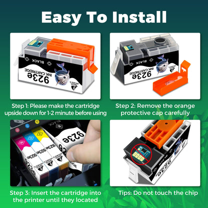 923XL 923e 923 Ink cartridges Compatible for HP923e Ink for HP923 Ink cartridges 4 Pack for officejet pro 8130e 8125e 8135e 8138e 8139e 8122e Printer