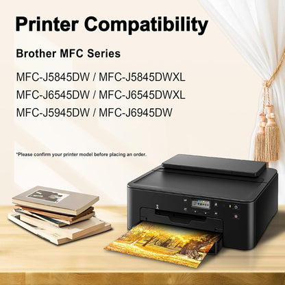 LC3037XXL Ink Cartridges Compatible for Brother LC3037 XXL LC-3037XXL LC3039 Ink Cartridges for MFC-J4335DW MFC-J4535DW Printer