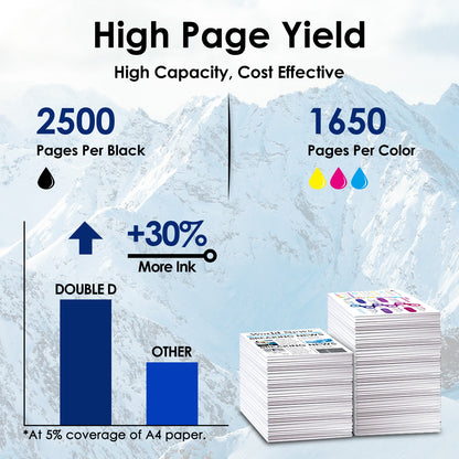 936XL 936E Ink Cartridge Compatible with HP 936 936E Ink Cartridges Use with HP Officejet Pro 9125e 9120e 9730e 9135e 9130e 9125 9120 9130 9730 9135 9122 9128 Printer