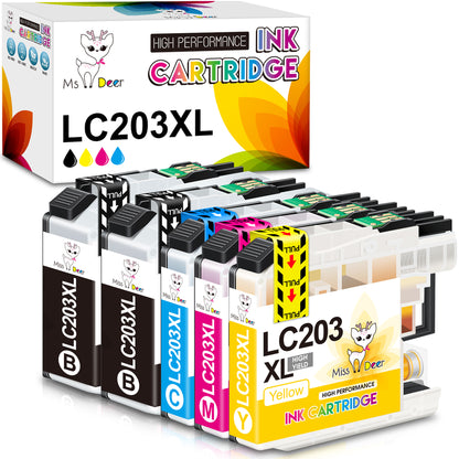 LC203XL Ink Cartridges Compatible for Brother LC203 Ink Cartridges for MFC-J680DW MFC-J880DW Printer