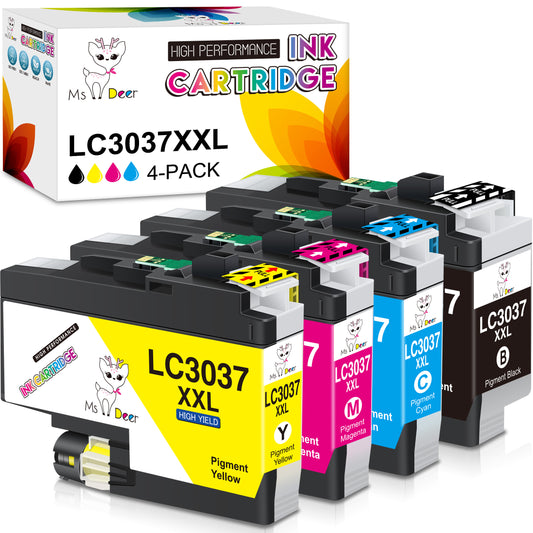 LC3037XXL Ink Cartridges Compatible for Brother LC3037 XXL LC-3037XXL LC3039 Ink Cartridges for MFC-J4335DW MFC-J4535DW Printer