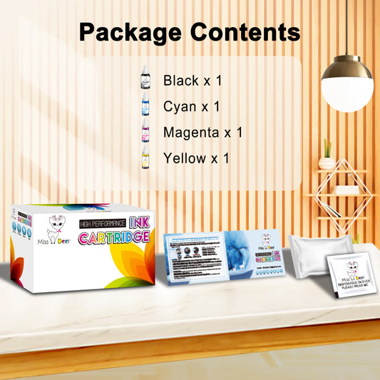 GI-290 Ink Refill Bottles Compatible for Canon GI-290 Ink Bottle Work with Canon PIXMA G2200 G3200 G1200 G4200 4210 Printer